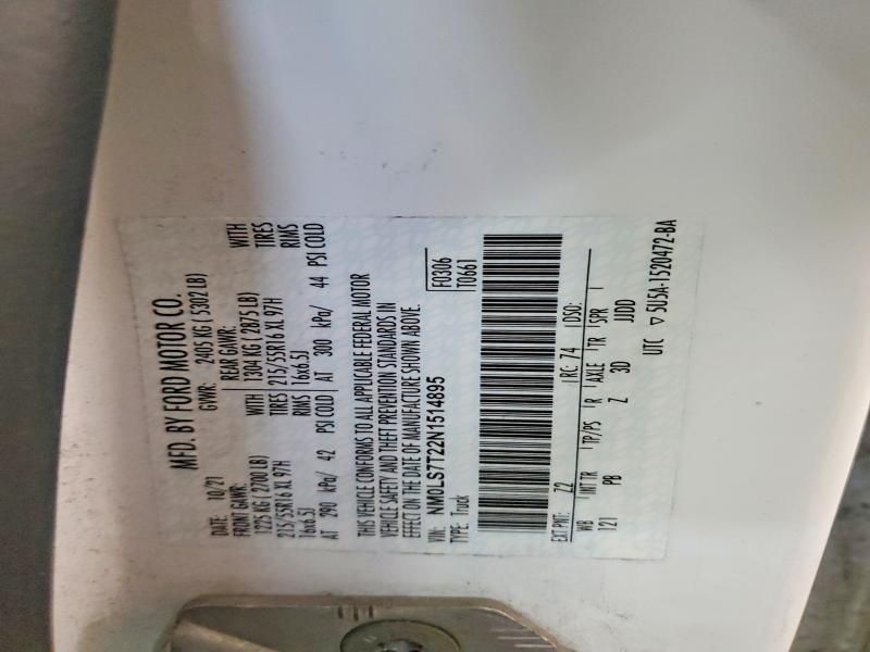 2022 Ford Transit Connect Delivery van