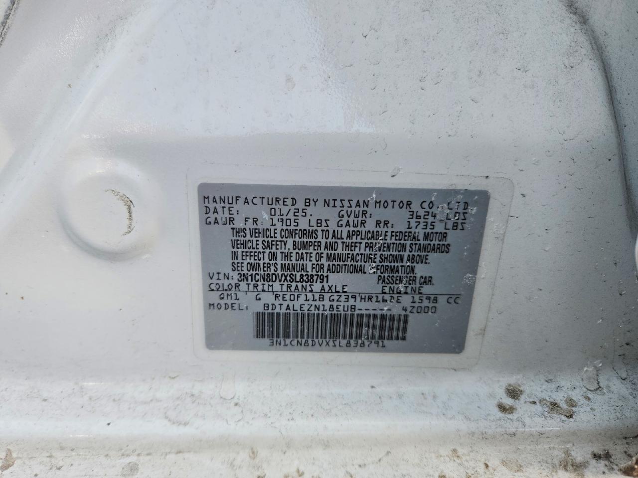 2025 Nissan Versa s