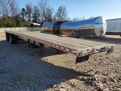 Salvage trucks for sale at China Grove, NC auction: 2001 East Manufacturing Flatbed Trailer
