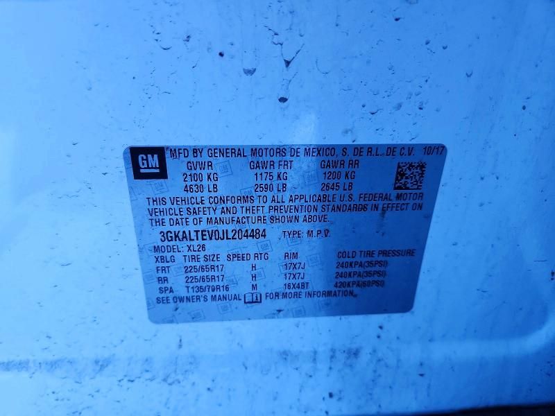 2018 GMC Terrain sle