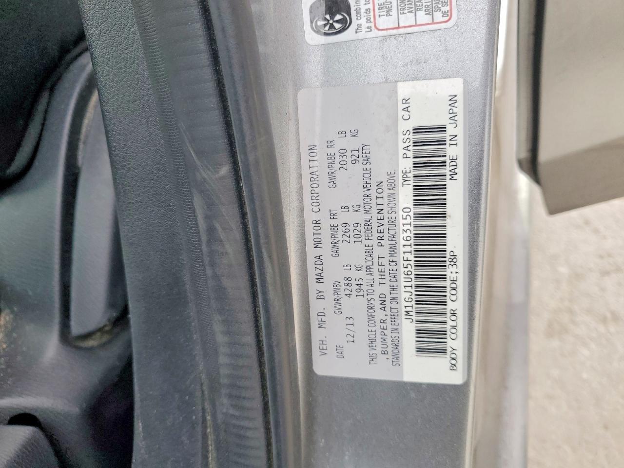 2015 Mazda 6 Sport