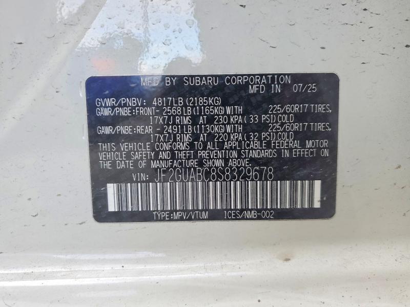 2025 Subaru Crosstrek