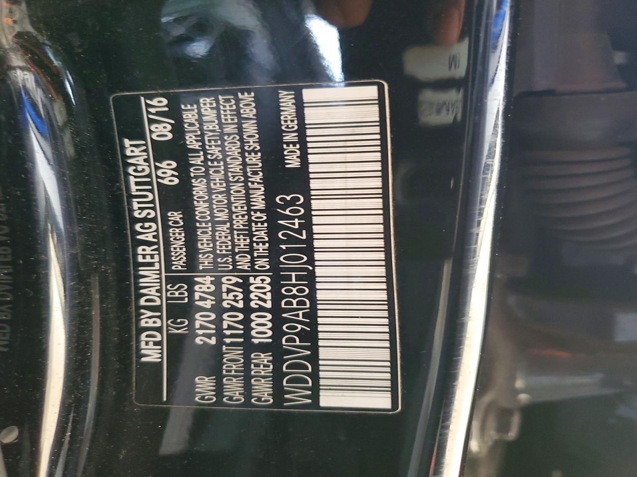 2017 Mercedes-Benz B 250e