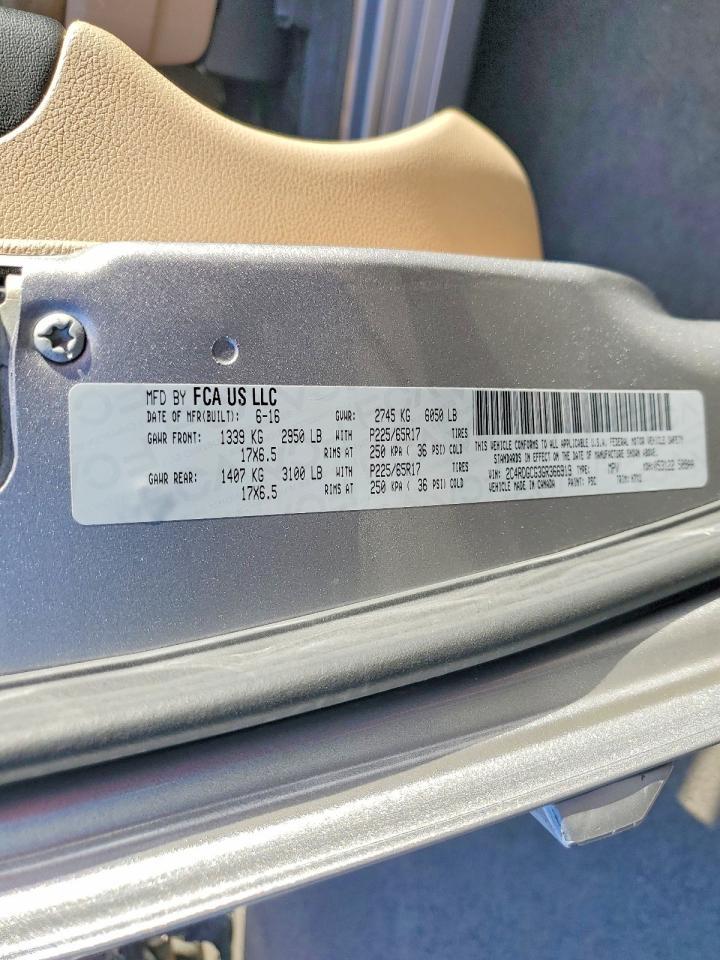 2016 Dodge Grand Caravan sxt