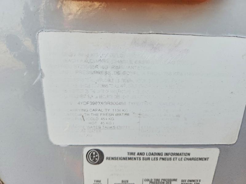 2016 Keystone Raptor Camper