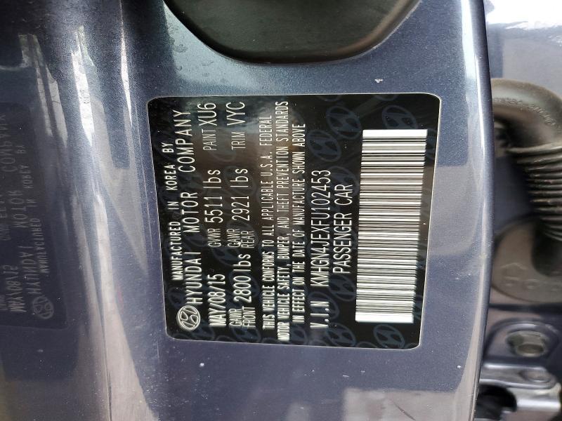 2015 Hyundai Genesis 3.8l