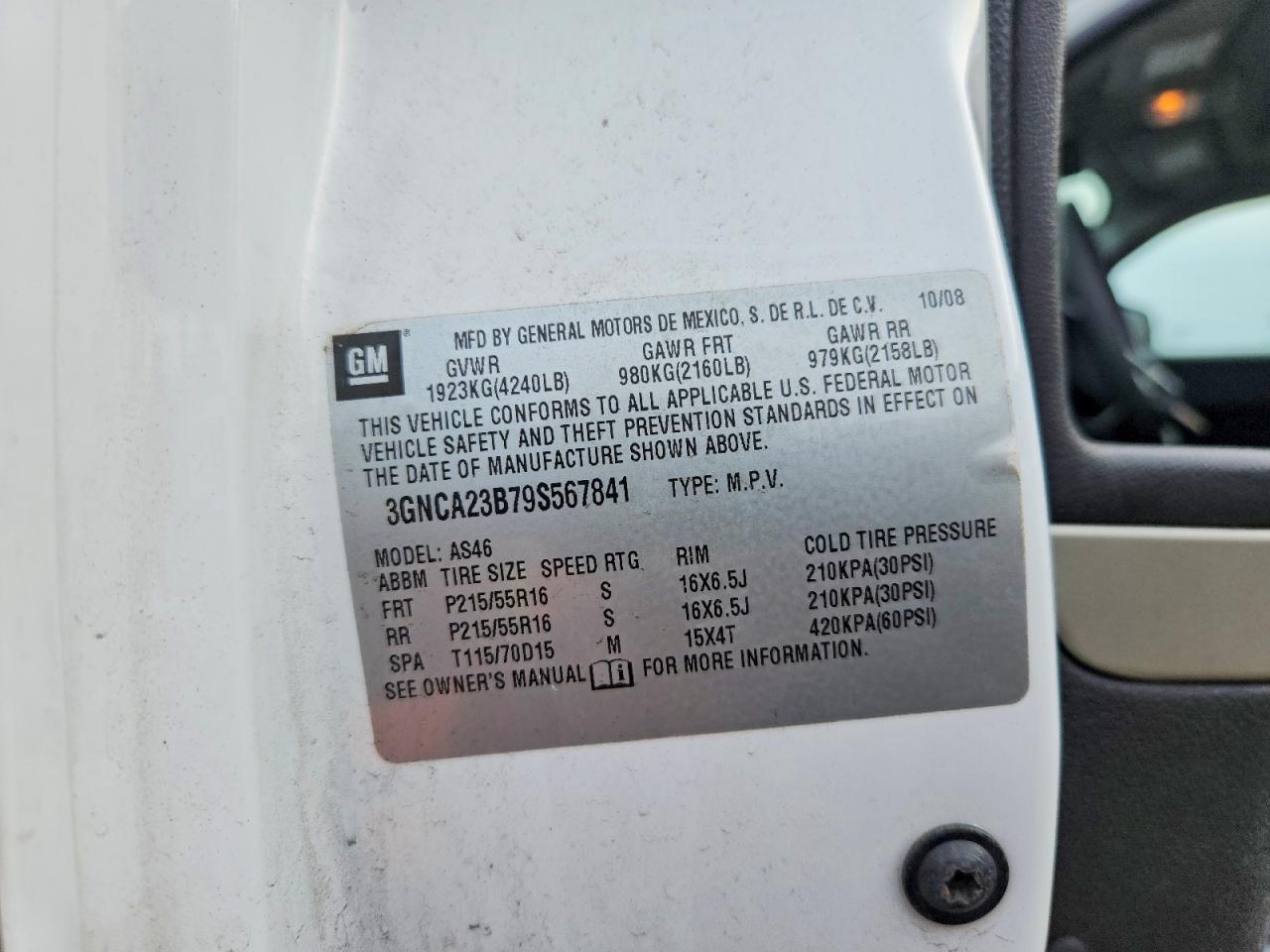 2009 Chevrolet Hhr lt