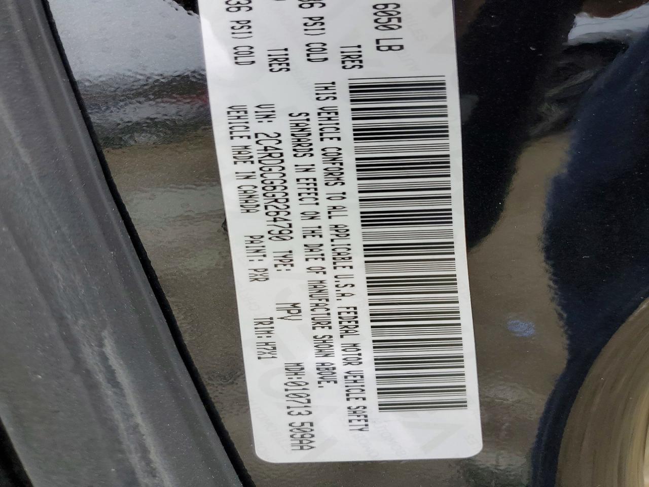 2016 Dodge Grand Caravan sxt