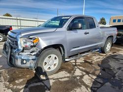 Salvage cars for sale from Copart Littleton, CO: 2015 Toyota Tundra Double cab sr