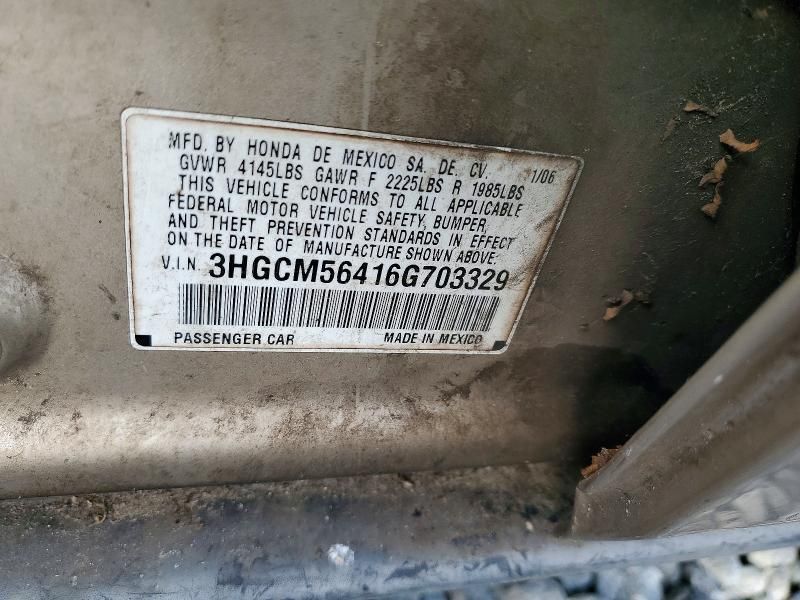 2006 Honda Accord lx