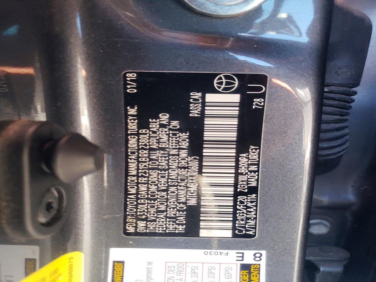 2018 Toyota C-hr xle