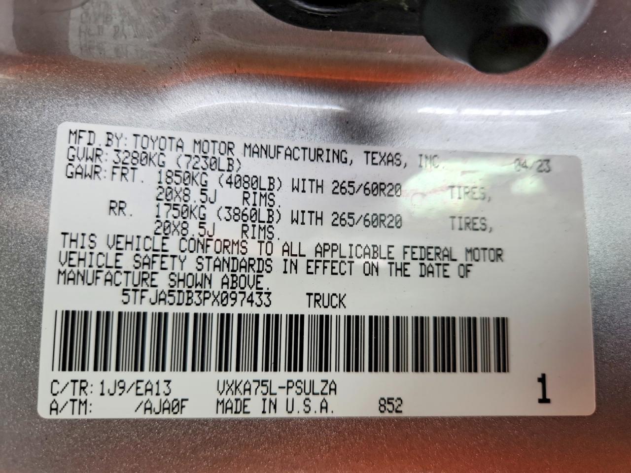 2023 Toyota Tundra Limited