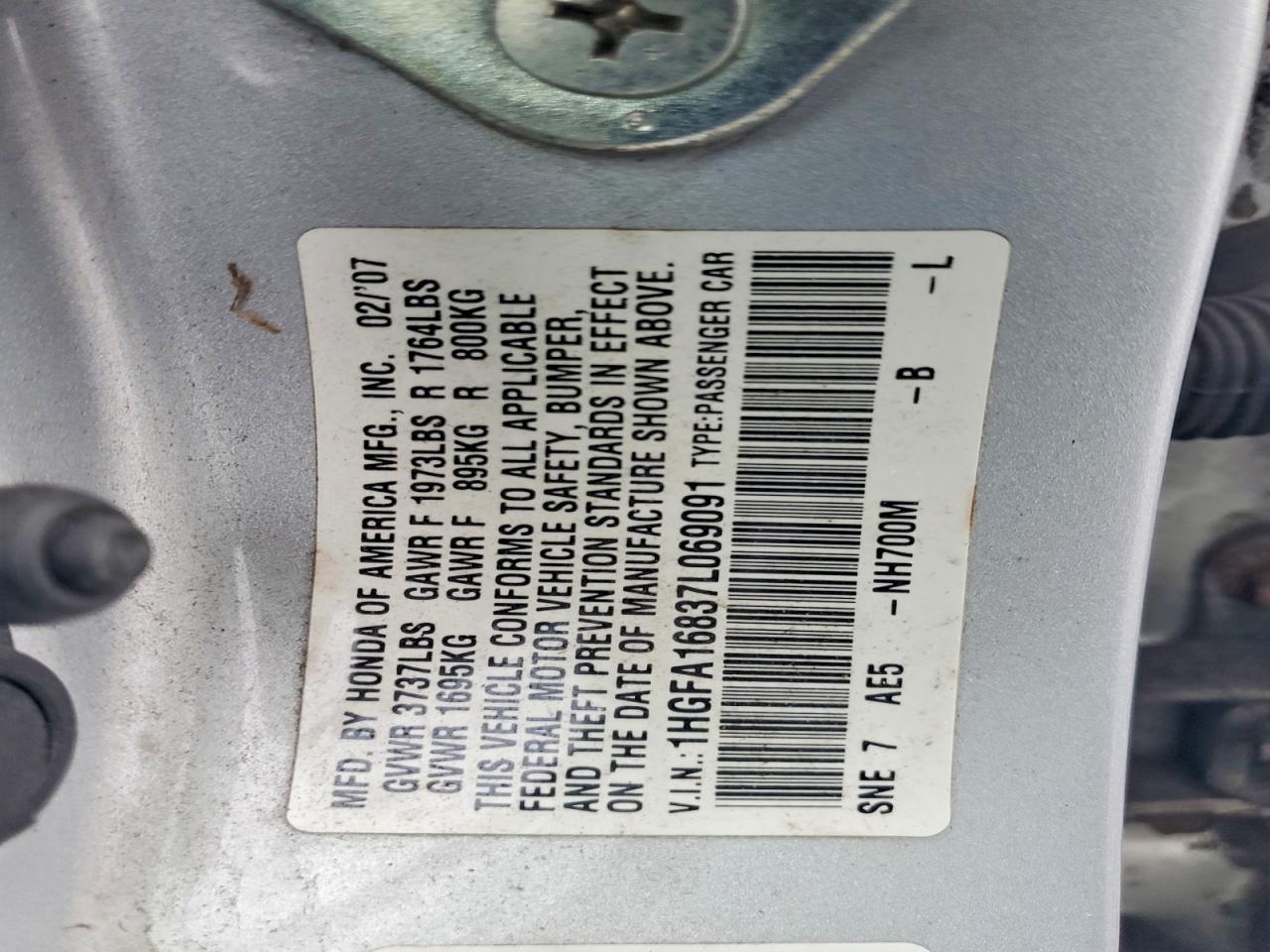 2007 Honda Civic ex