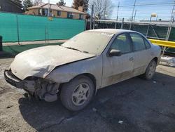 Salvage cars for sale from Copart Denver, CO: 2002 Chevrolet Cavalier Base