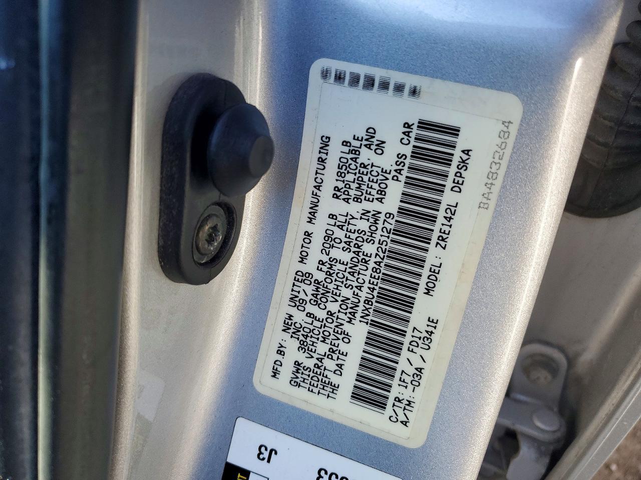 2010 Toyota Corolla Base