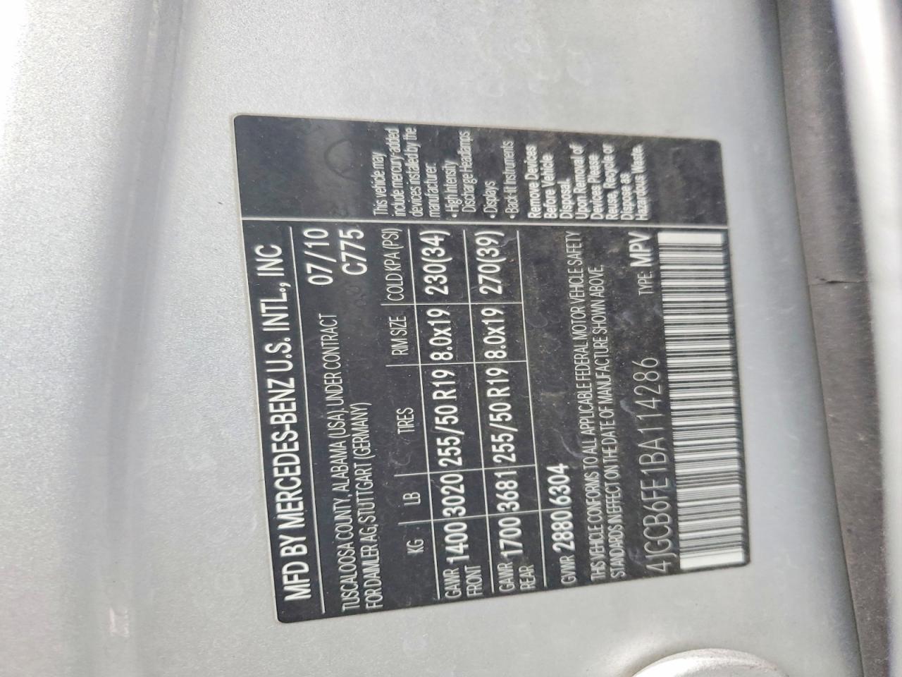 2011 Mercedes-Benz R 350 4matic