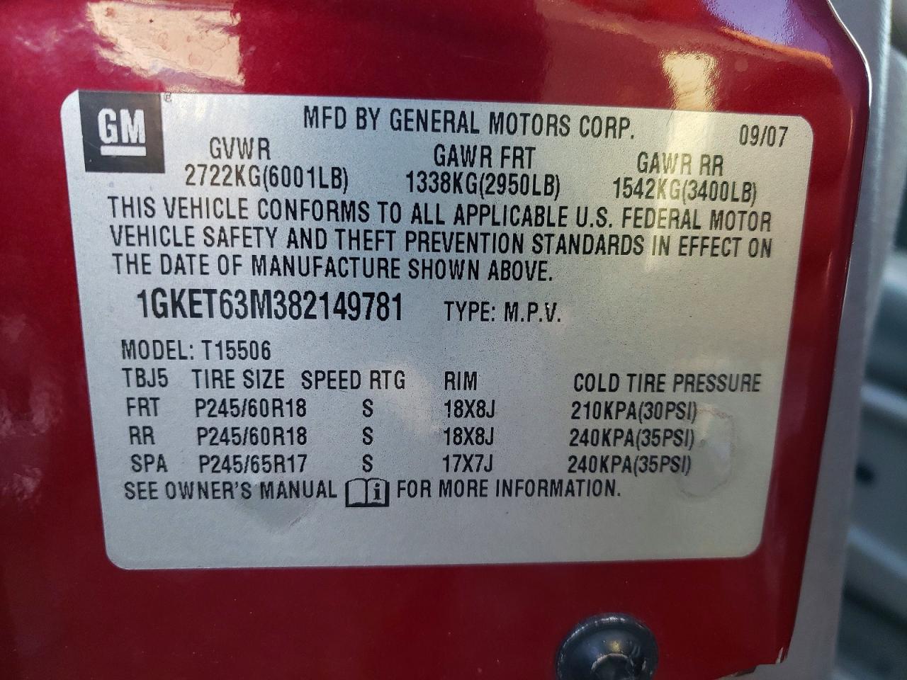 2008 GMC Envoy Denali
