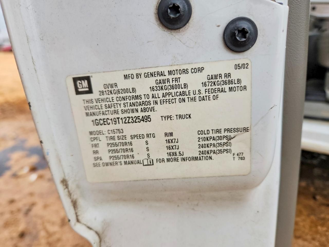 2002 Chevrolet Silverado C1500