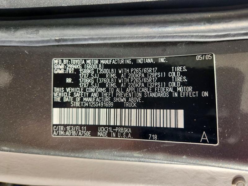 2005 Toyota Tundra Double cab SR5