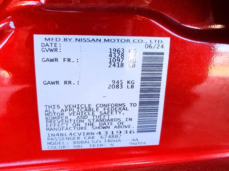 2024 Nissan Altima sr