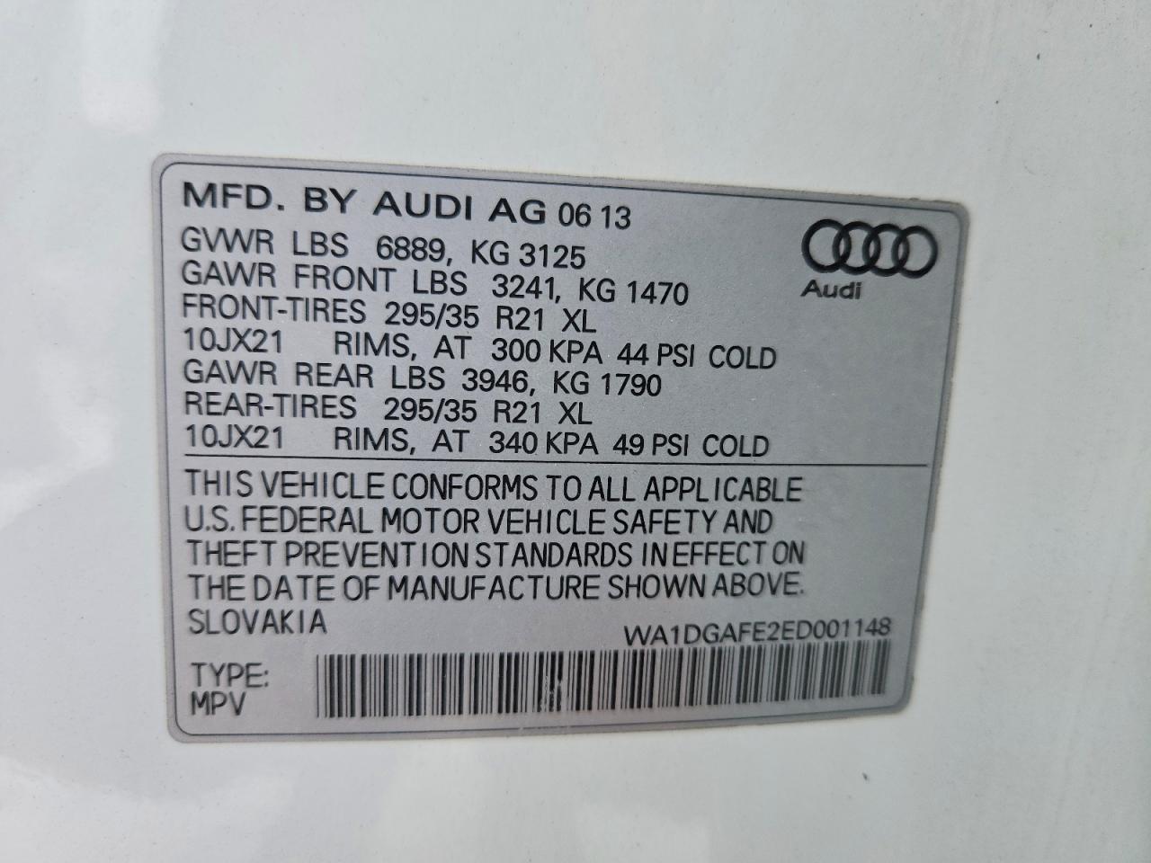 2014 Audi Q7 Prestige