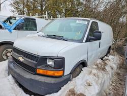 Salvage trucks for sale at New Britain, CT auction: 2013 Chevrolet Express G1500