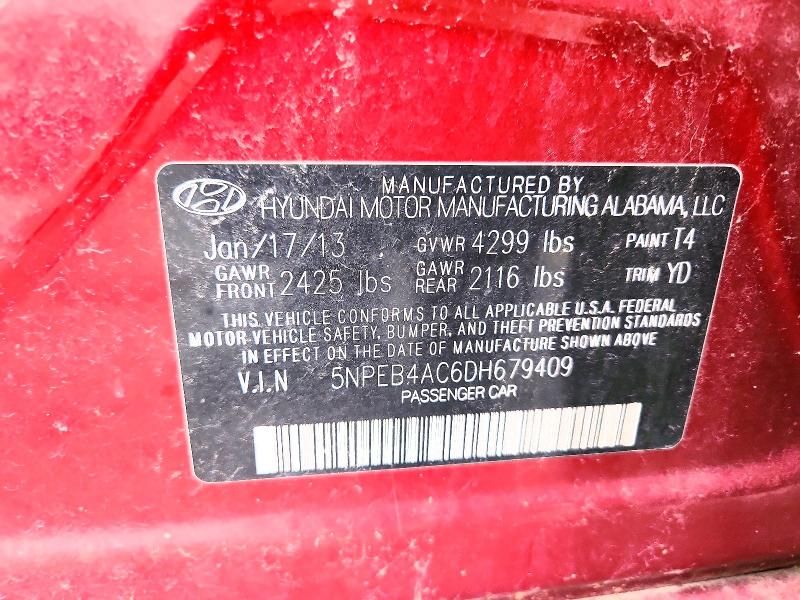 2013 Hyundai Sonata gls