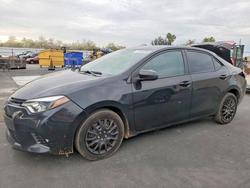 Salvage cars for sale from Copart Fresno, CA: 2016 Toyota Corolla l