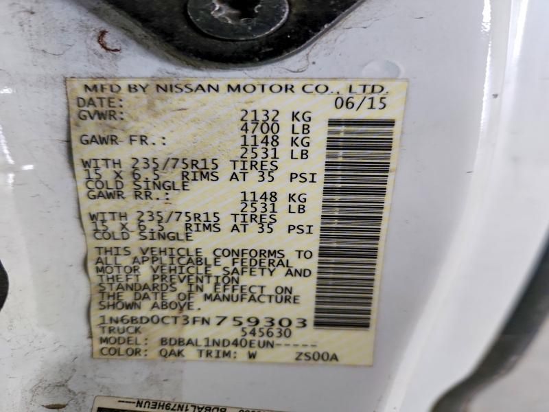 2015 Nissan Frontier s