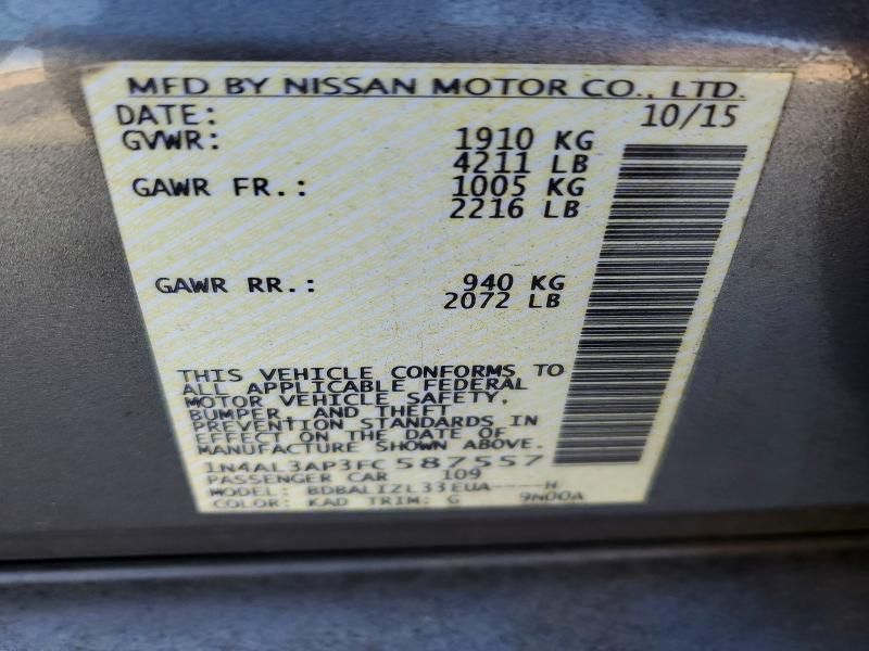 2015 Nissan Altima 2.5