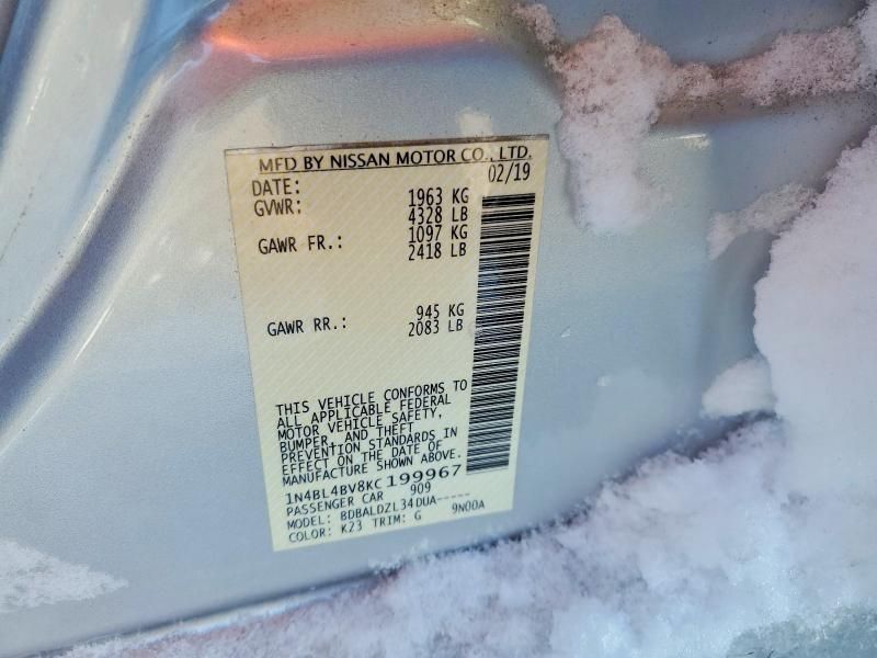 2019 Nissan Altima s