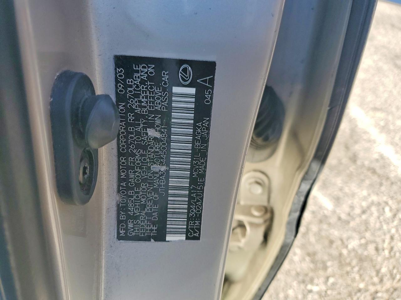 2004 Lexus Es 330
