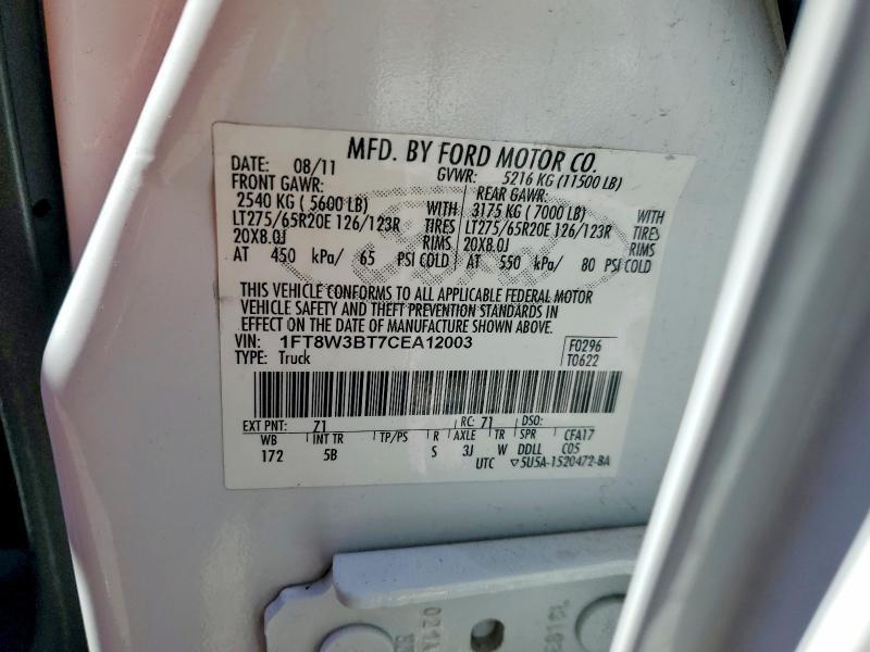 2012 Ford F350 Super Duty