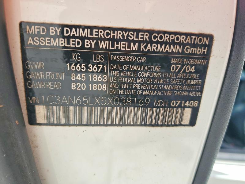 2005 Chrysler Crossfire Limited