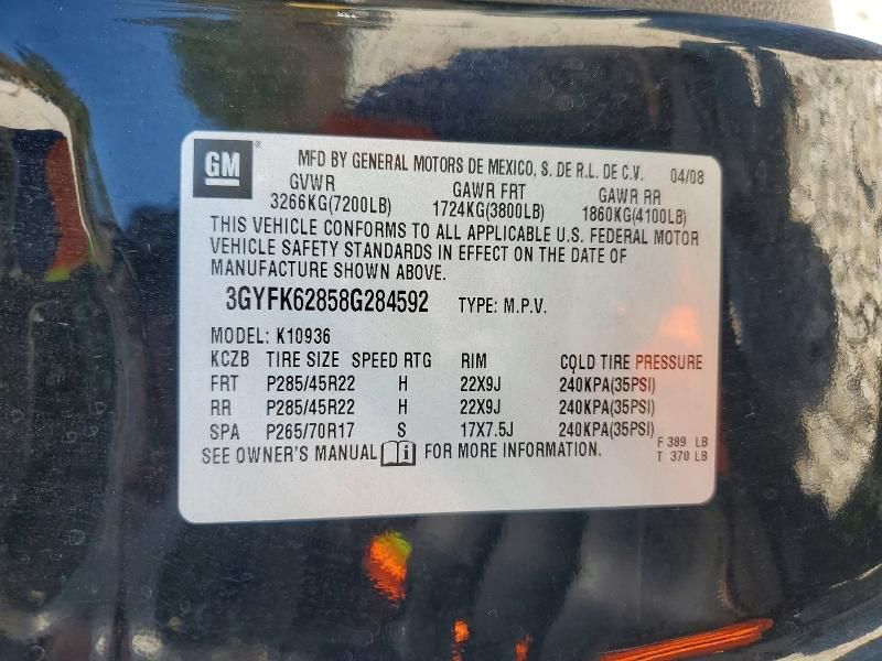 2008 Cadillac Escalade ext