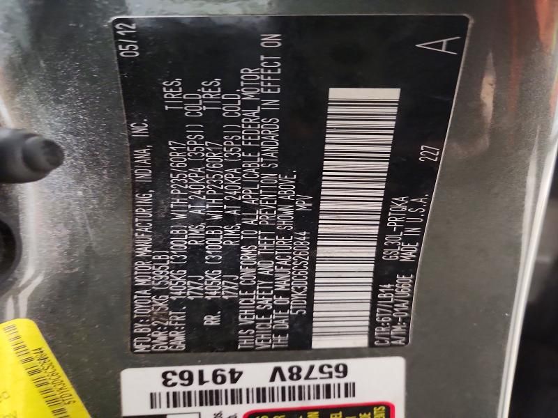 2012 Toyota Sienna xle