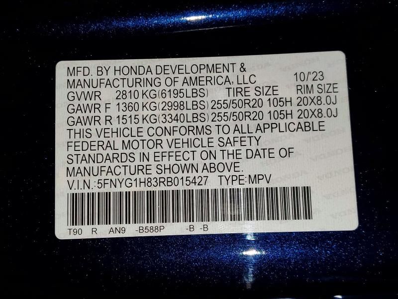 2024 Honda Pilot Elite