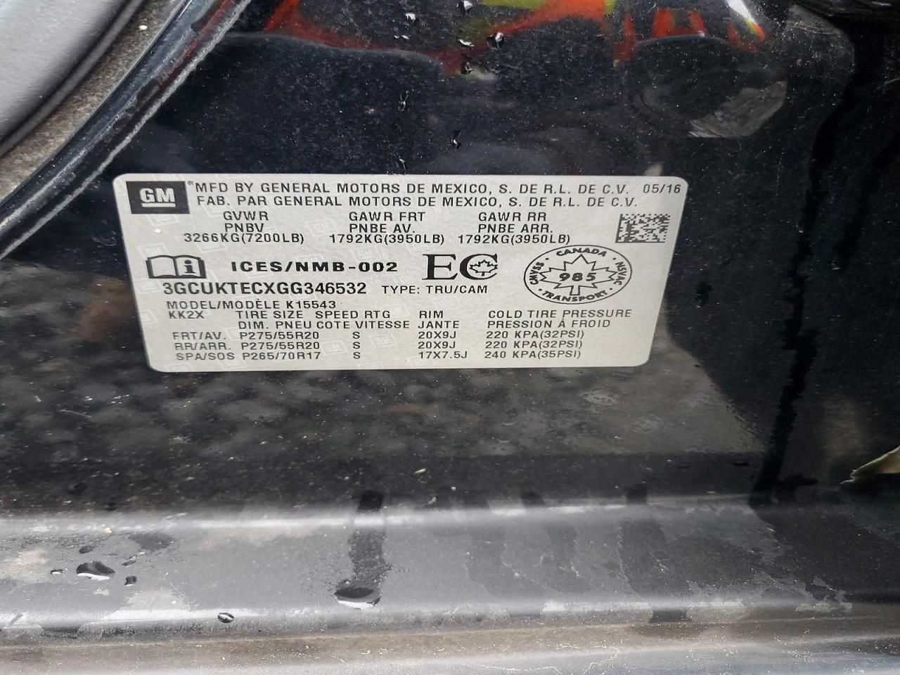 2016 Chevrolet Silverado K1500 High Country