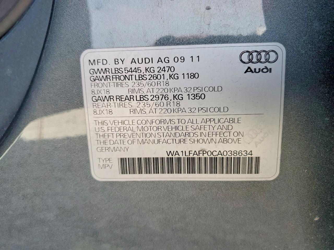 2012 Audi Q5 Premium Plus
