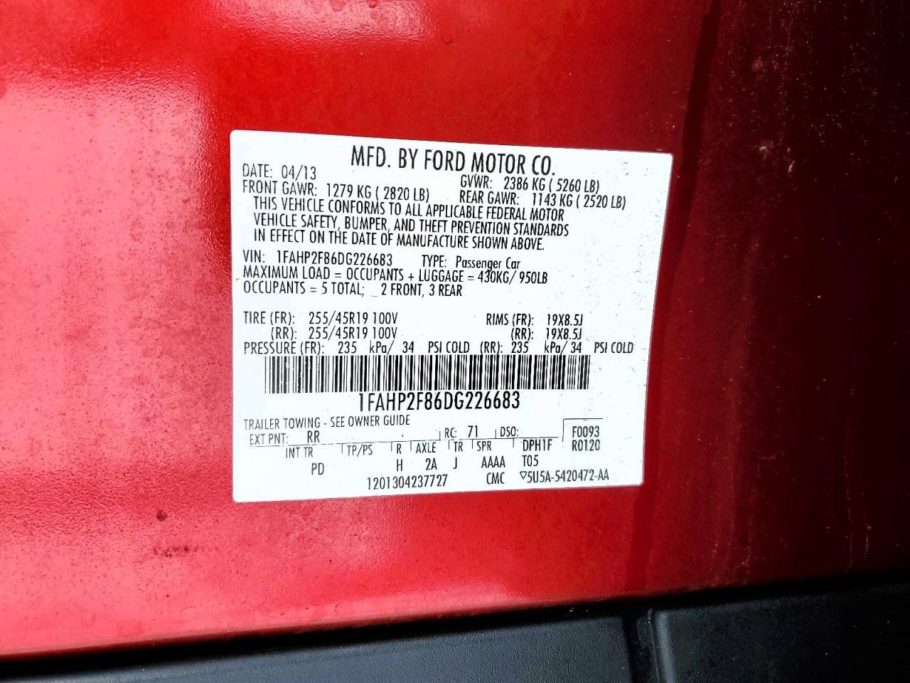 2013 Ford Taurus Limited