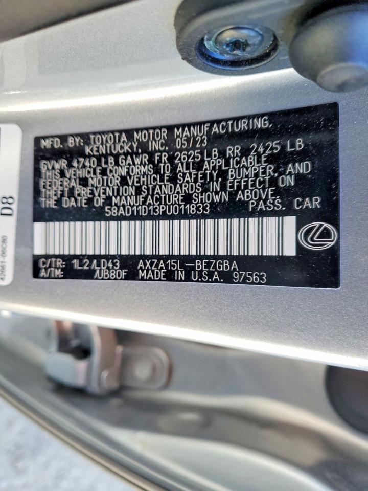 2023 Lexus Es 250 Base