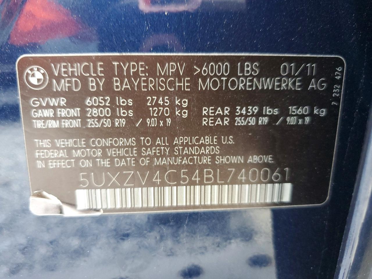 2011 BMW X5 Xdrive35i