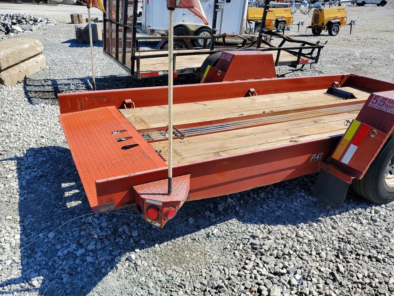 2017 Felling FT-6 T-1 Tilt Deck Equipment Trailer