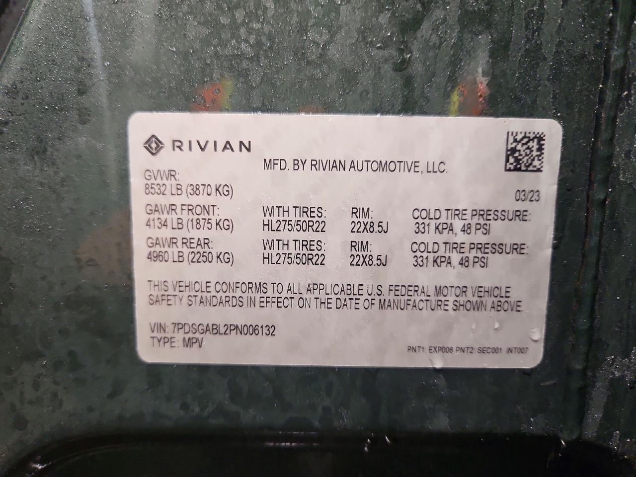 2023 Rivian R1S Launch Edition