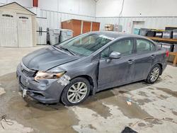 Honda salvage cars for sale: 2012 Honda Civic exl