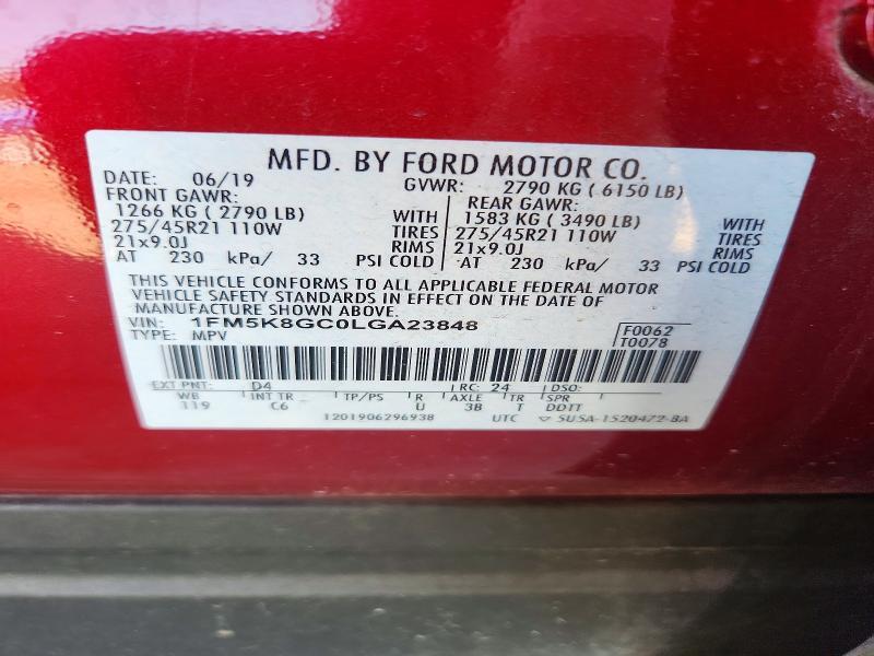 2020 Ford Explorer st