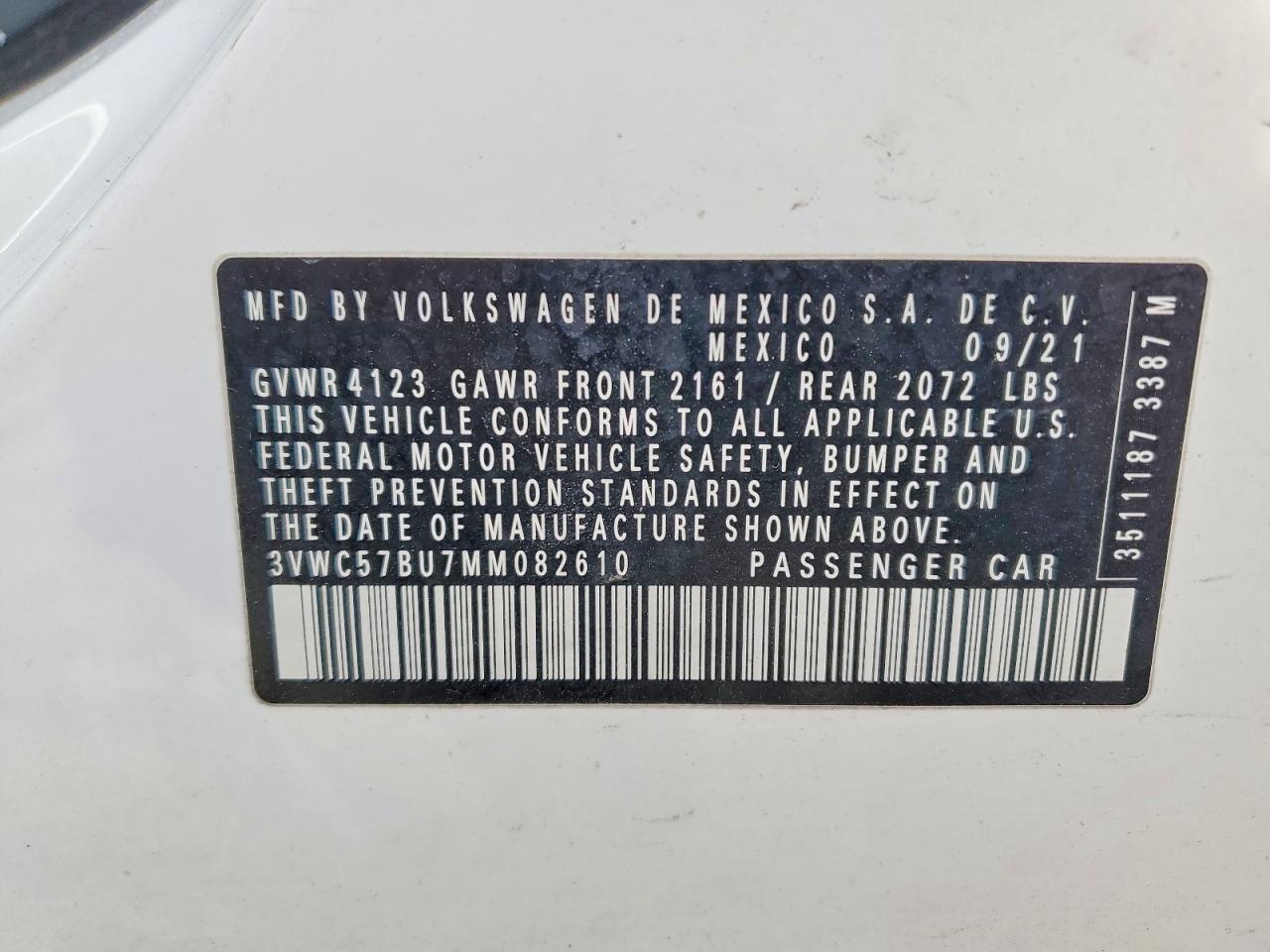 2021 Volkswagen Jetta s
