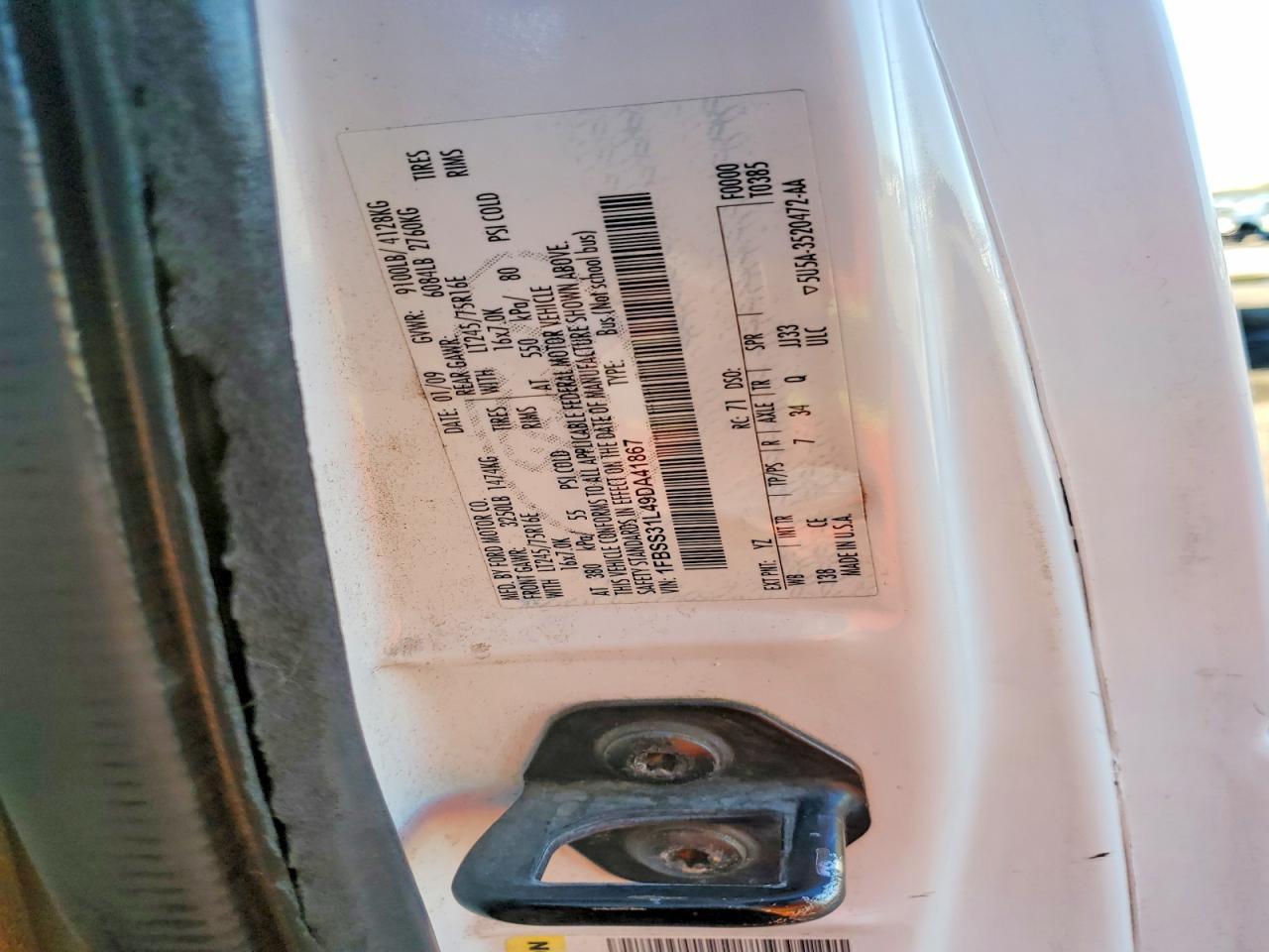 2009 Ford Econoline E350 Super Duty Wagon