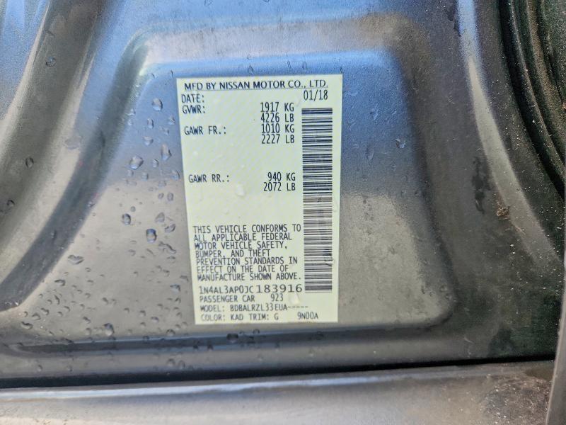 2018 Nissan Altima 2.5 sl