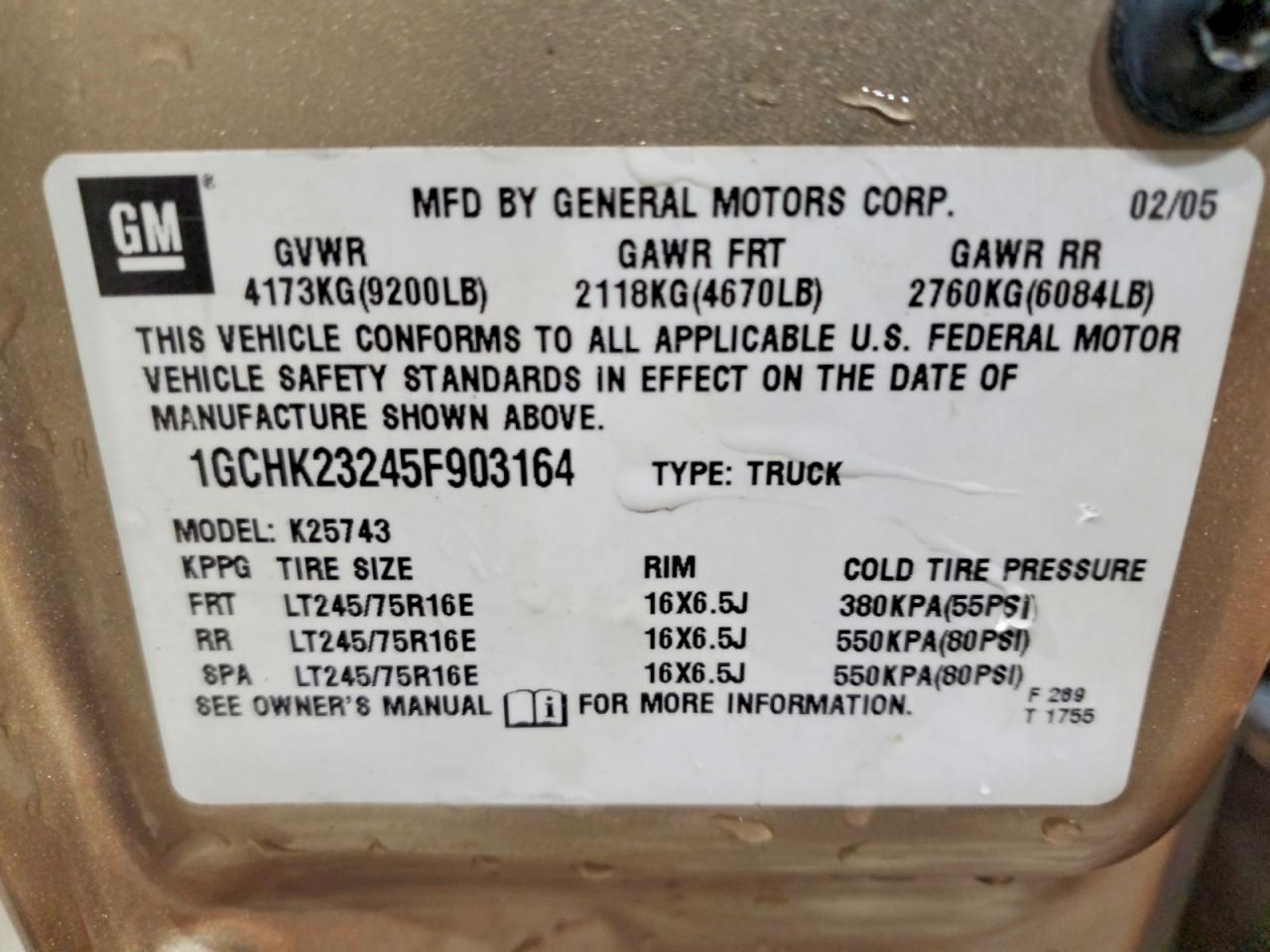 2005 Chevrolet Silverado K2500 Heavy Duty